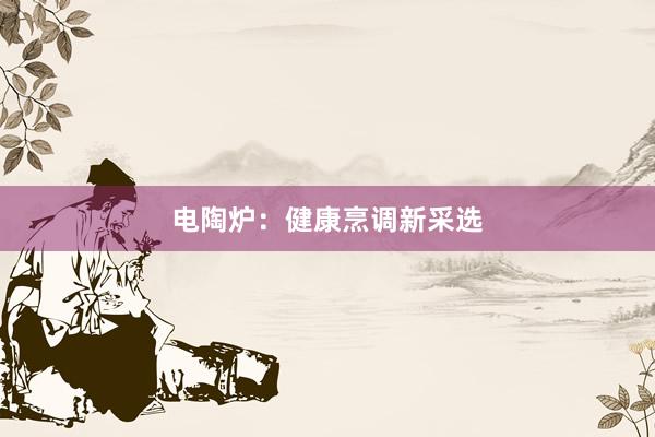 电陶炉：健康烹调新采选